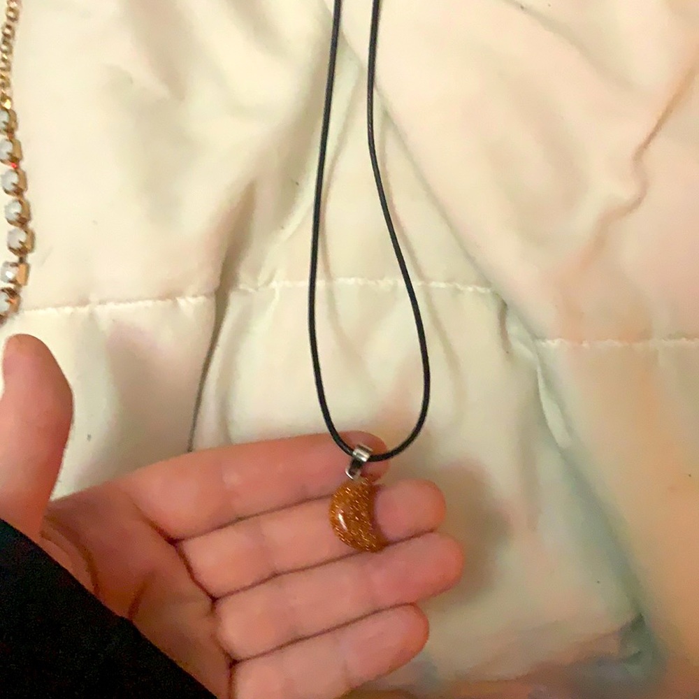Moon shaped necklace
